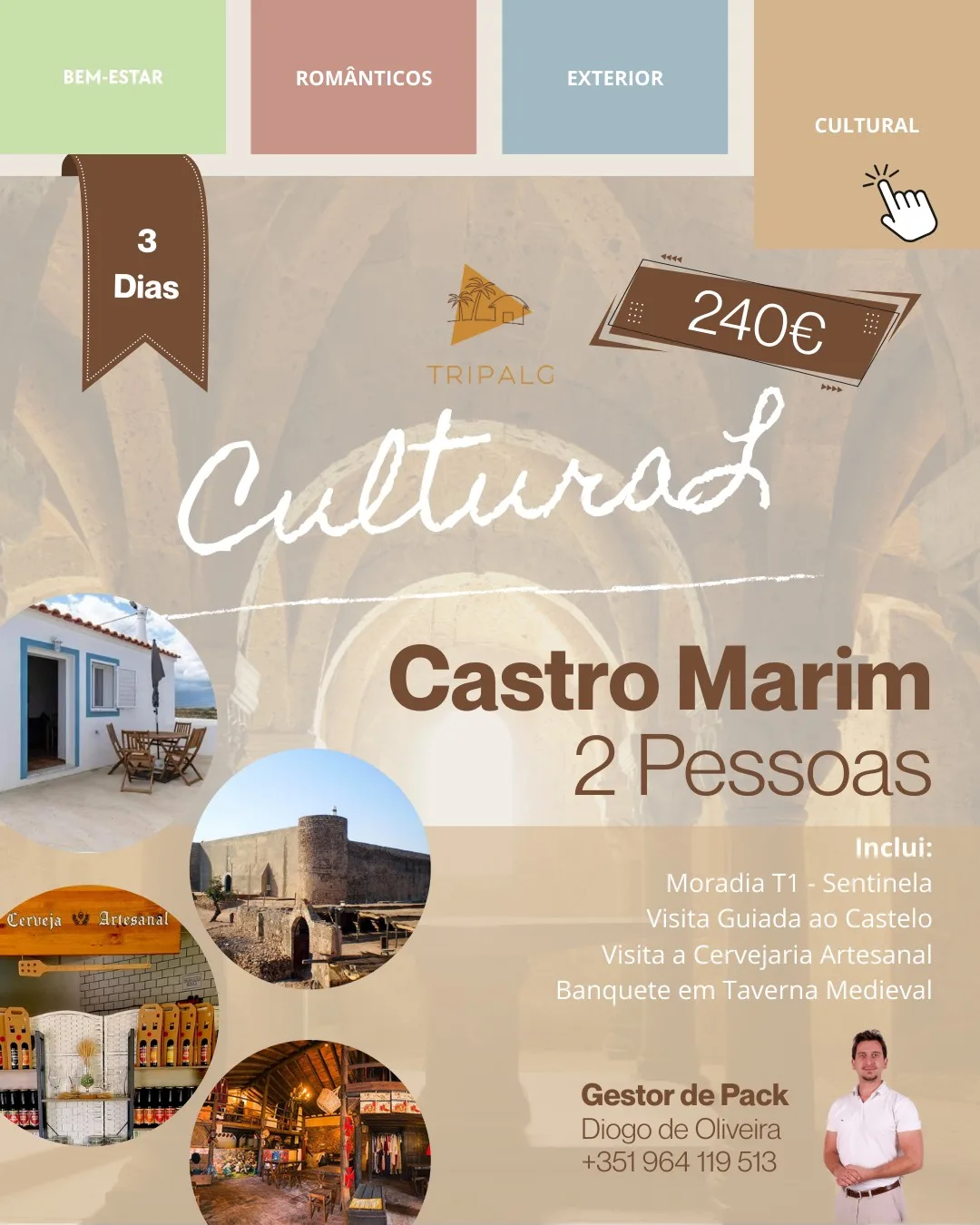 Pack TripAlg Cultural, 3 Dias